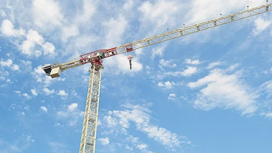  Nuevo foque de 70 m máx.  Cargar grúa torre en topless de 12 toneladas