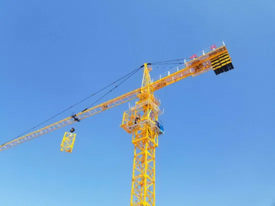 Fabricante chino de grúas torre Suntec Grúa torre de construcción con pluma de 60 metros de longitud y 8 toneladas Qtz80